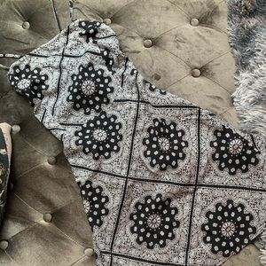 Bandana Print Casual Dress